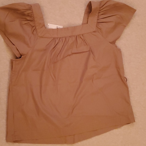 Gap Squareneck Button-Front Top - Picture 4 of 5